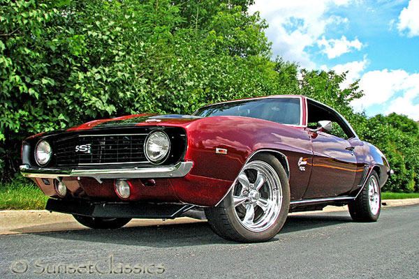 1969 Camaro Ss Candy Apple Red